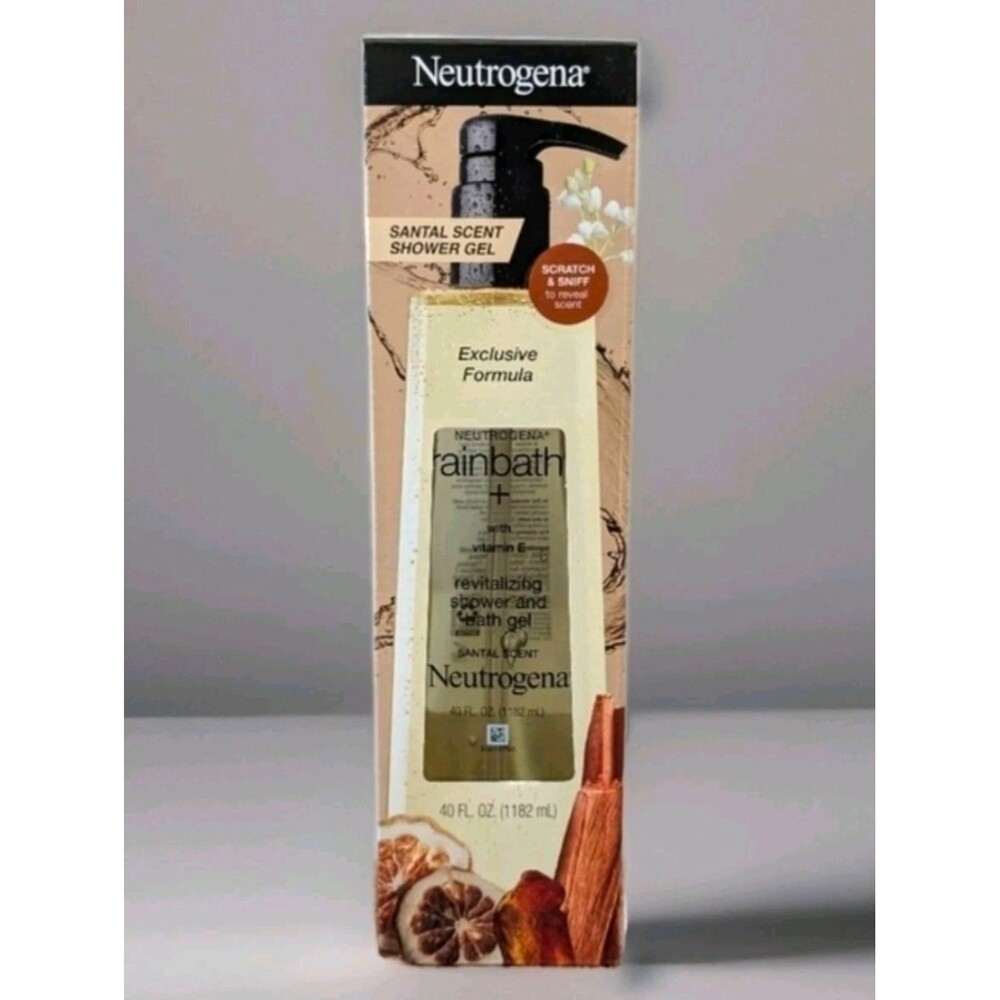 Neutrogena 40oz Rainbath Santal Scent w/ Vitamin E Revitalizing Shower Bath Gel